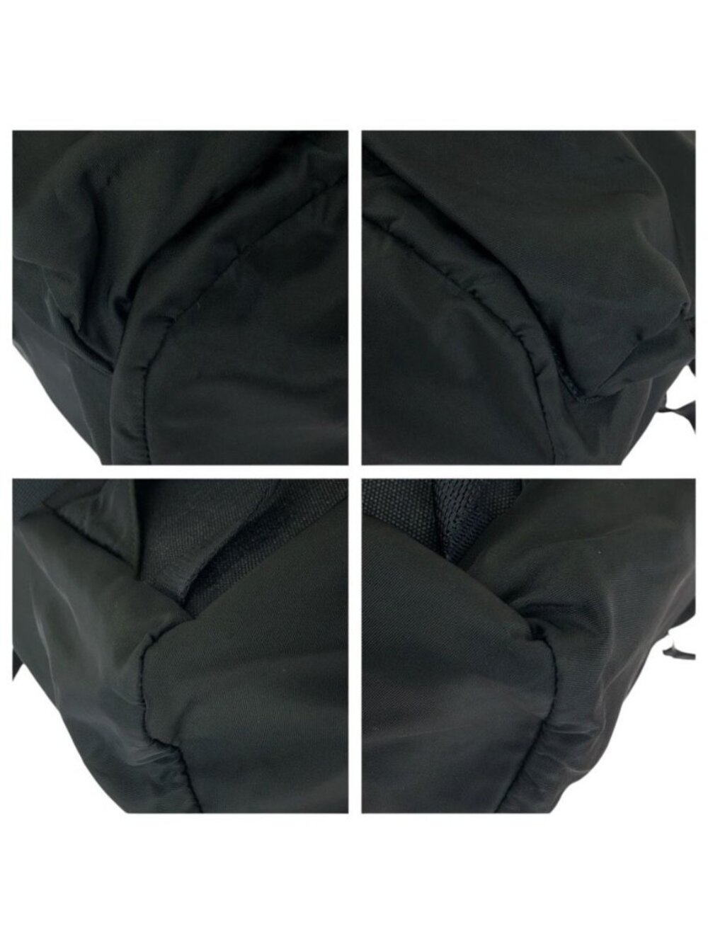 Prada Tessuto Black Silver Nylon Backpack - Picture 3 of 9